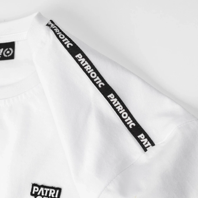Koszulka męska T-shirt Patriotic Cls Mini App Line biała