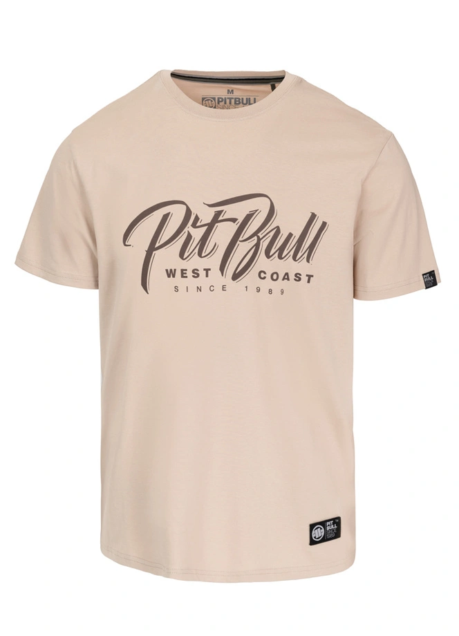 Koszulka męska T-Shirt Pit Bull Pitbull El Jeffe ultra jasna kremowa