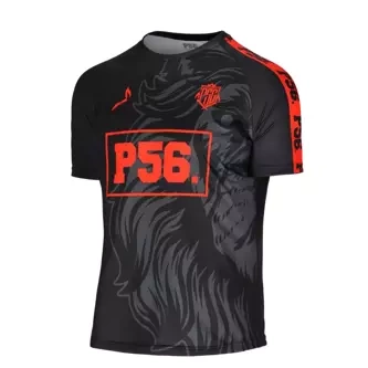 Koszulka męska T-shirt Dudek P56 Lion Football czarna