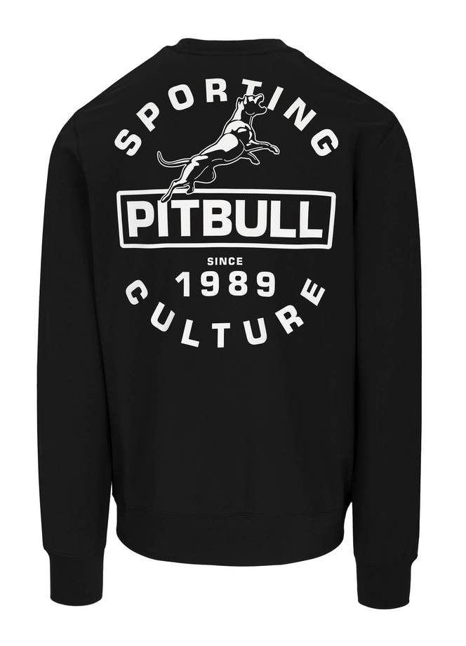 Bluza męska bez kaptura Pitbull Pit Bull Physical Culture czarna