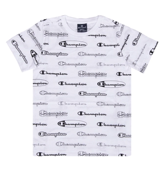 Koszulka t-shirt dziecięcy Champion Allover white