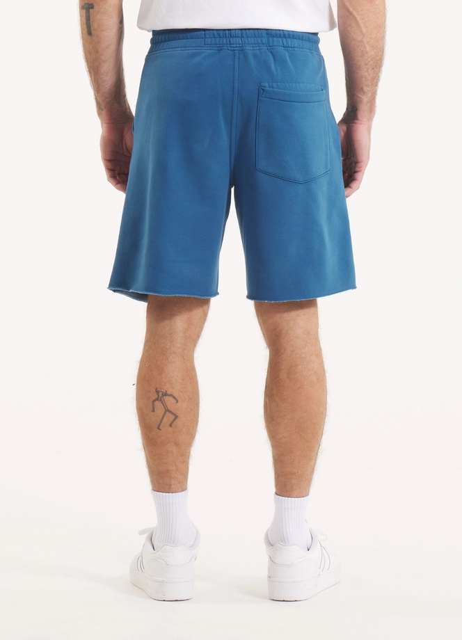 Spodenki szorty dresowe męskie Pitbull Lancaster 2 Washed niebieskie