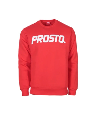 Bluza męska Prosto Klasyk Toras crewneck czerwona