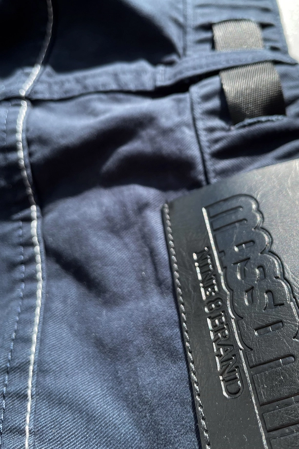 Spodnie męskie Mass Denim Clamber Baggy Fit granatowe