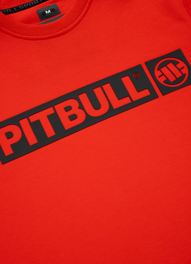 Bluza męska Pitbull Pit Bull Beyer 24 crewneck czerwona