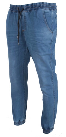 Spodnie jogger Moro Sport Triple Slant Tag medium blue