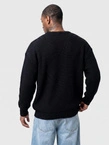 Sweter męski oversize Jigga Wear czarny