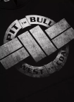 Bluza męska z kapturem Pitbull Pit Bull Steel Logo czarna