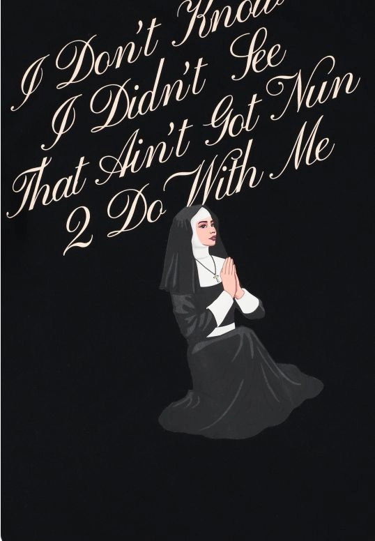 Koszulka męska t-shirt oversize Prosto Pray czarna