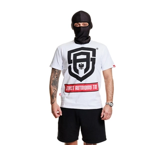 Koszulka męska t-shirt Street Autonomy Poluck biała
