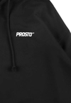 Bluza męska rozpinana z kapturem Prosto Logo czarna
