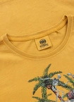 Koszulka damska T-shirt Pit Bull BeachBreak sprany żółty