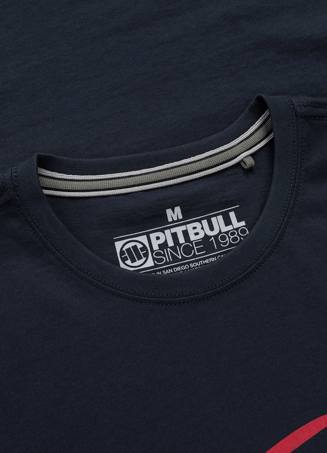 Koszulka męska T-Shirt Pit Bull Pitbull El Jeffe granatowa