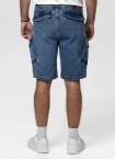 Spodenki szorty jeans bojówki męskie Pitbull Classic Wash Strandway niebieskie