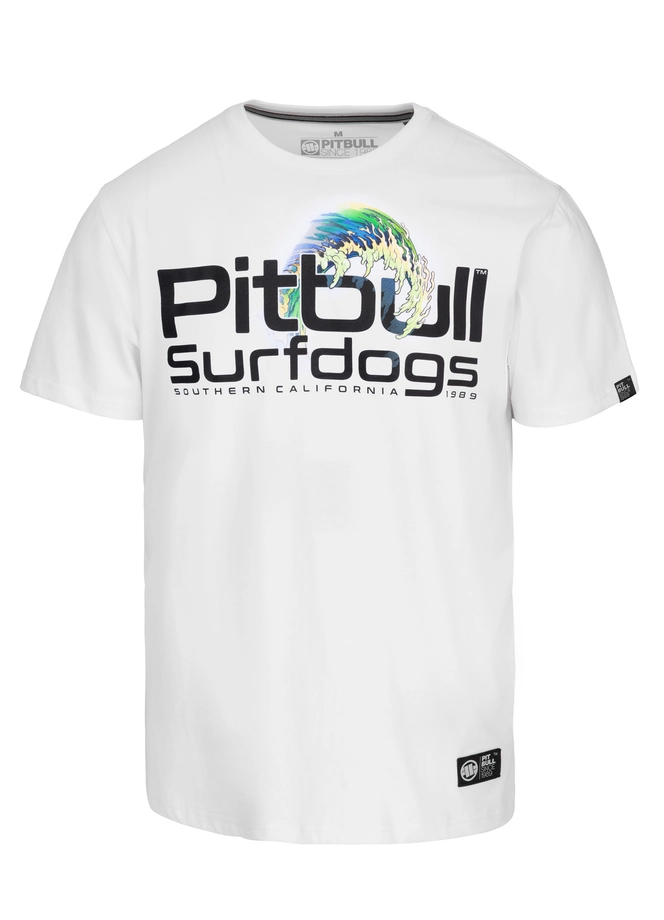 Koszulka męska T-Shirt Pit Bull Pitbull Camino biała