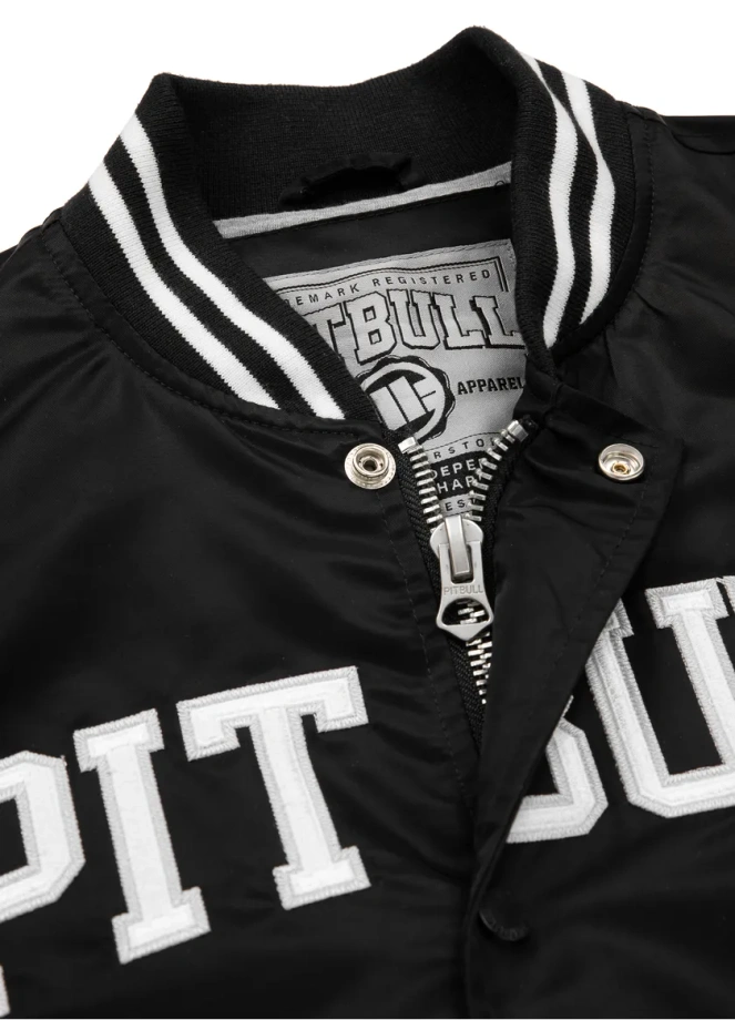 Kurtka damska wiosenna Pit Bull Tequila 3 baseball jacket 25 czarna