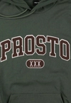 Bluza męska z kapturem oversize Prosto Nash zielona