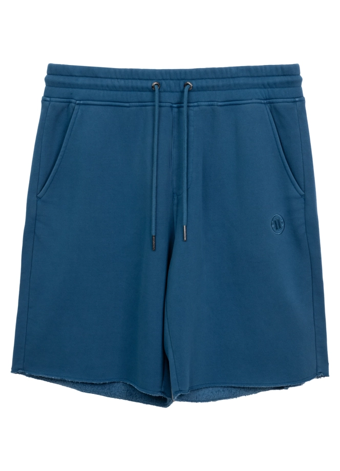 Komplet dresowy krótki Pitbull Pit Bull Lancaster 2 Washed ciemny niebieski