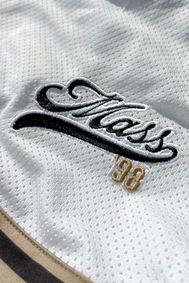 Spodenki męskie Szorty Mass Denim Draft Mesh Sport Shorts białe