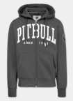 Bluza męska rozpinana z kapturem Pit Bull Norton grafitowa
