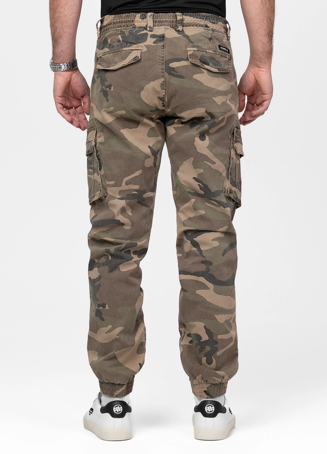 Spodnie męskie jogger bojówki Pitbull Proctor camo