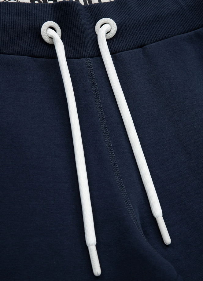 Spodnie dresowe męskie Pitbull French Terry Byron granatowe