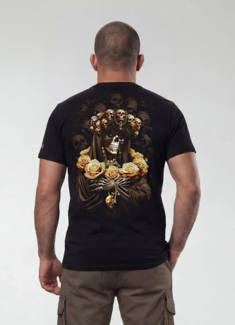 Koszulka męska T-Shirt Pit Bull Santa Muerte 26 czarna