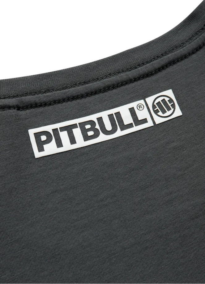 Koszulka męska T-Shirt Pit Bull Pitbull Hilltop 25 grafitowa szara