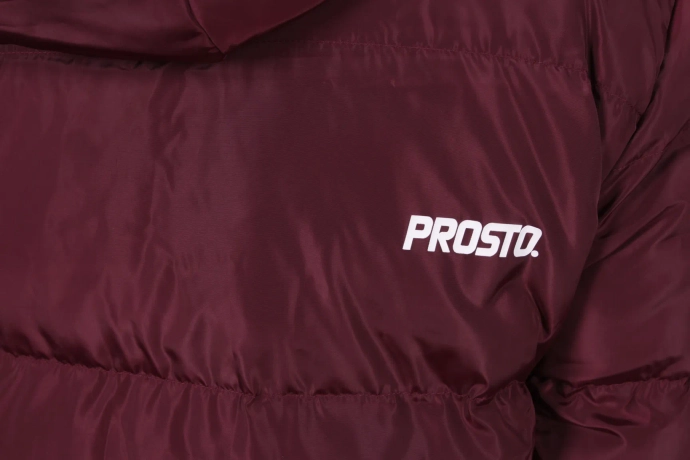 Kurtka zimowa męska Prosto Klasyk Adament bordowa