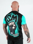 Koszulka sportowa męska Środowisko Miejskie Mesh Fist czarna