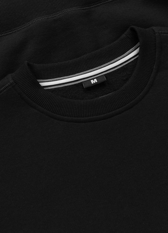 Bluza męska bez kaptura Pit Bull Small Logo 25 czarna