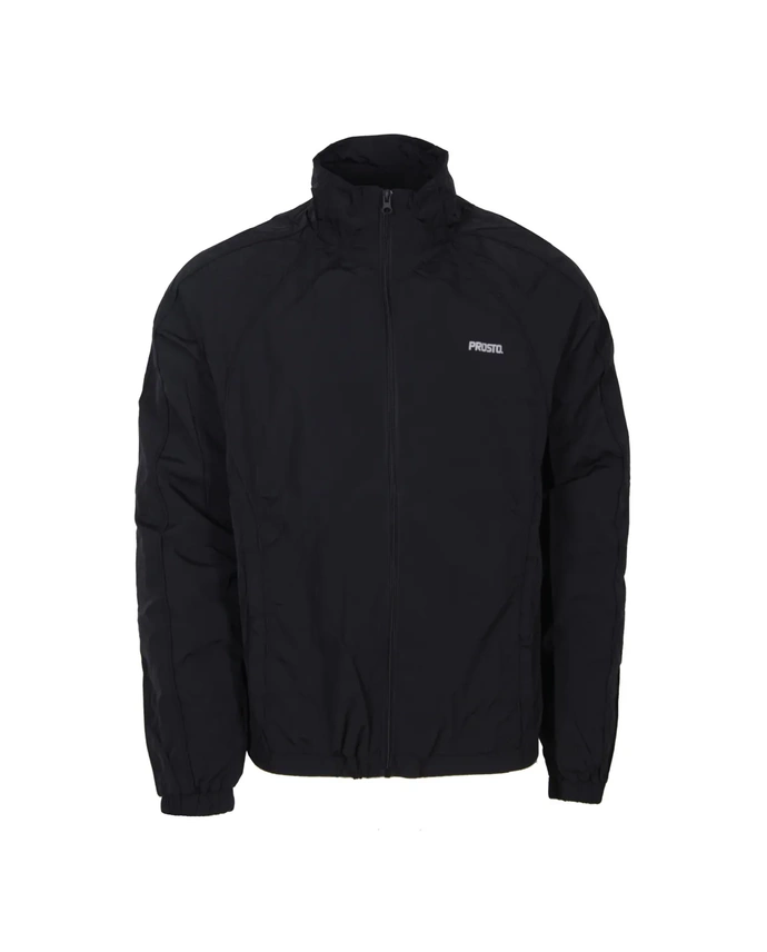 Bluza męska ze stójką Prosto Klasyk Tracktop Huz czarna