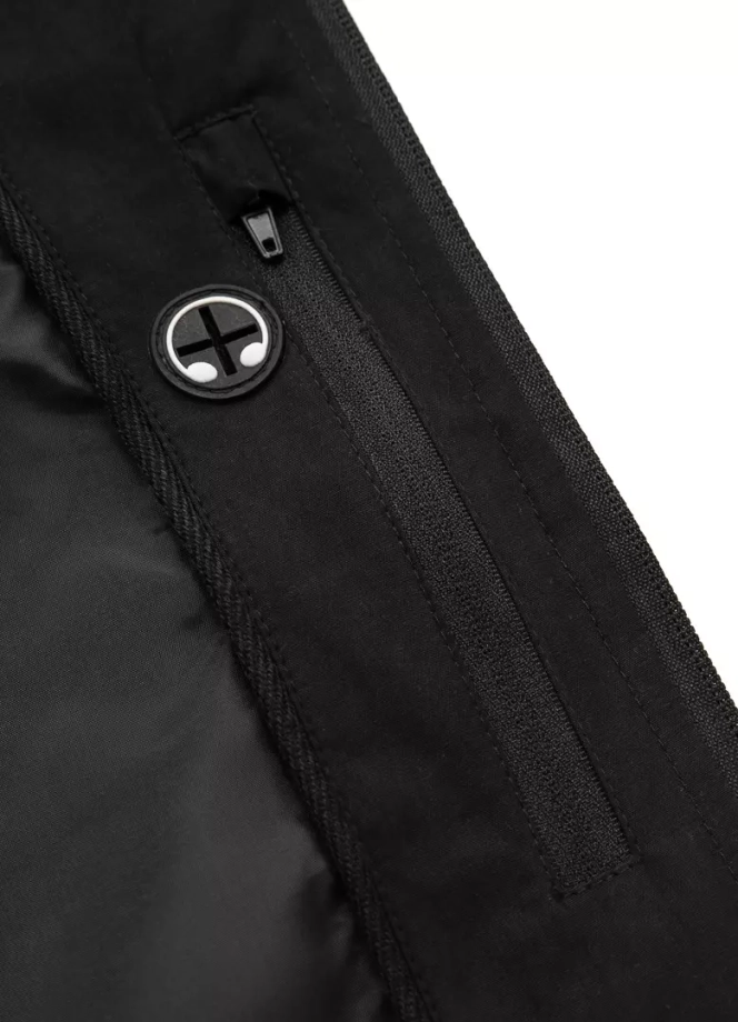 Kurtka męska przejściowa wiosenna Pit Bull Groton wiatrówka czarna