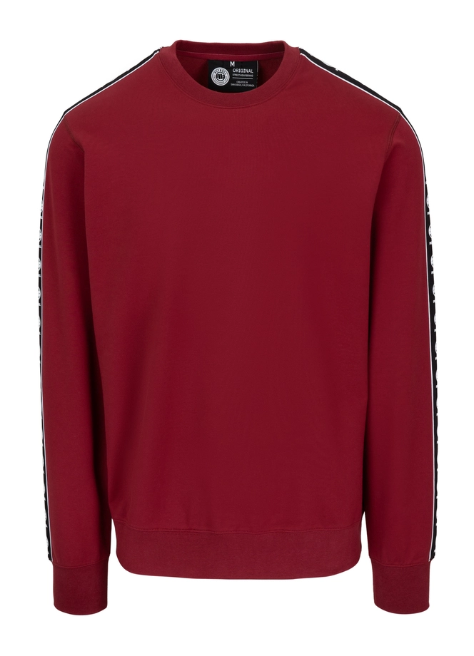 Komplet dresowy męski krótki Pitbull Pit Bull Tape Nugget bordowy