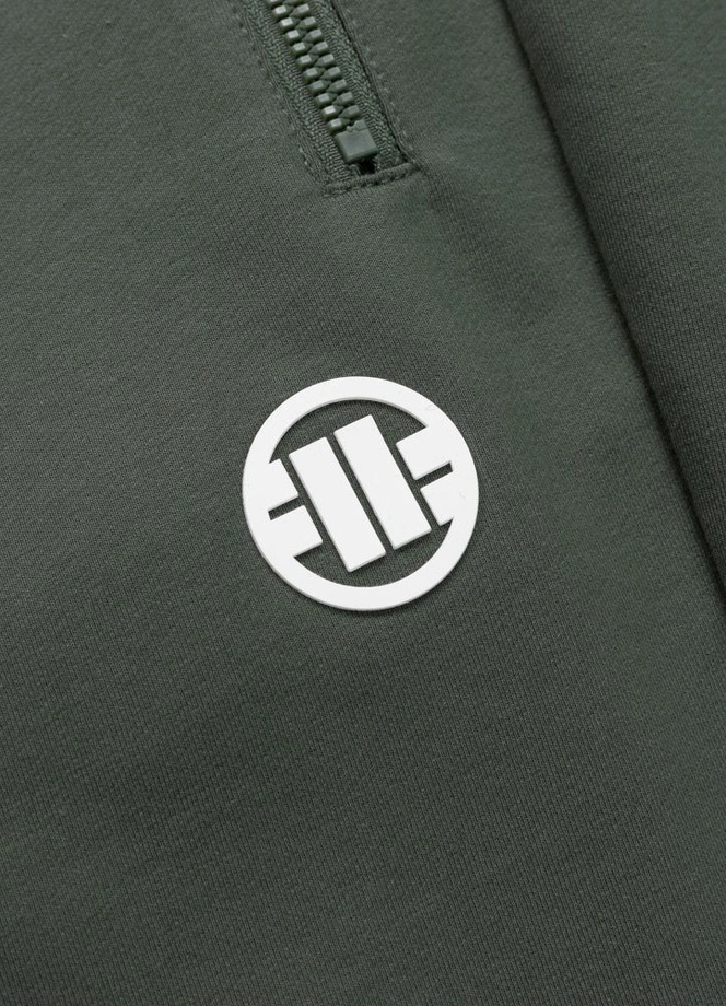 Spodenki szorty dresowe męskie Pitbull Nugget Small Logo zielone