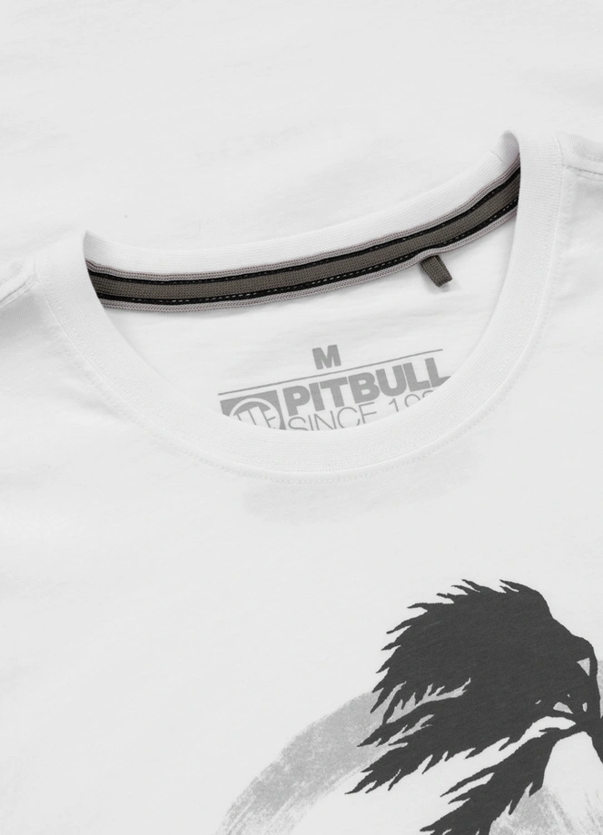 Koszulka męska T-Shirt Pit Bull Palms biała