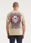 Koszulka męska T-Shirt Pit Bull Pitbull Denim Washed Ace Of Spades II beżowa