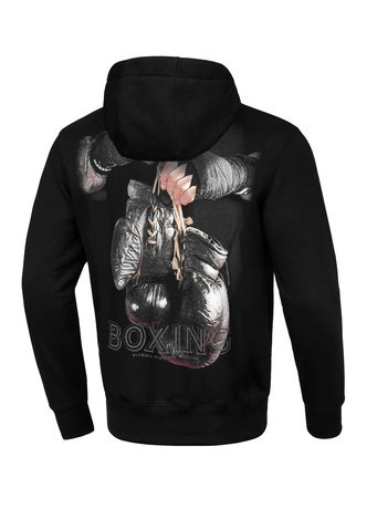 Bluza męska z kapturem Pitbull Pit Bull Boxing FD czarna