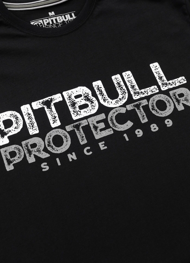 Koszulka męska T-Shirt Pit Bull Protector czarna