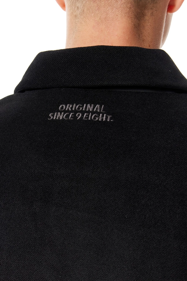 Kurtka przejściowa bejsbolówka Mass Denim Alabama czarna