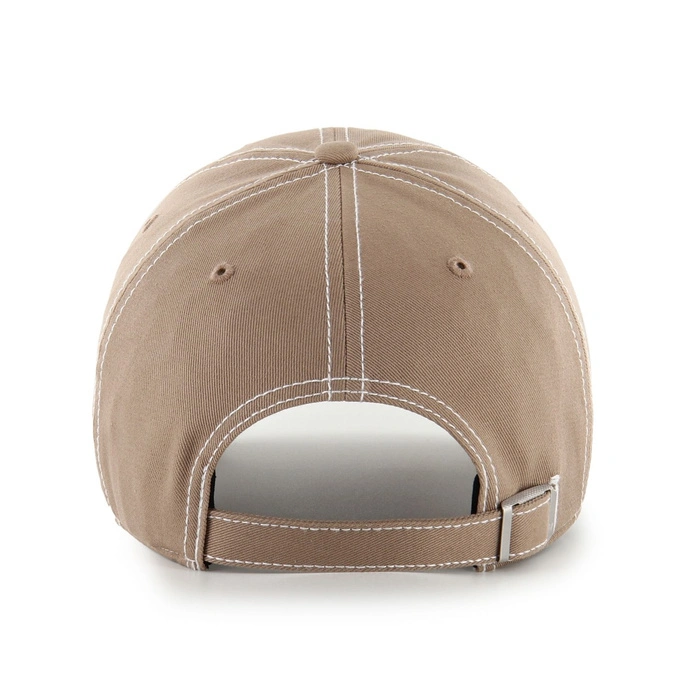 Czapka z daszkiem 47 Brand New York Yankees Contrast Stitch Clean Up jasno brązowa