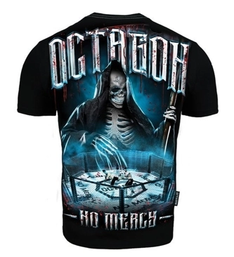 Koszulka T-shirt Octagon No Mercy Fight Or Die black