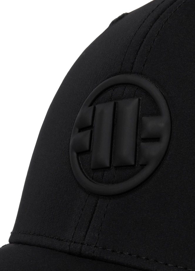 Czapka z daszkiem Full Cap Pit Bull Tech Logo czarna