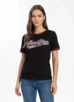 Koszulka t-shirt damska Pit Bull San Diego Angel czarna