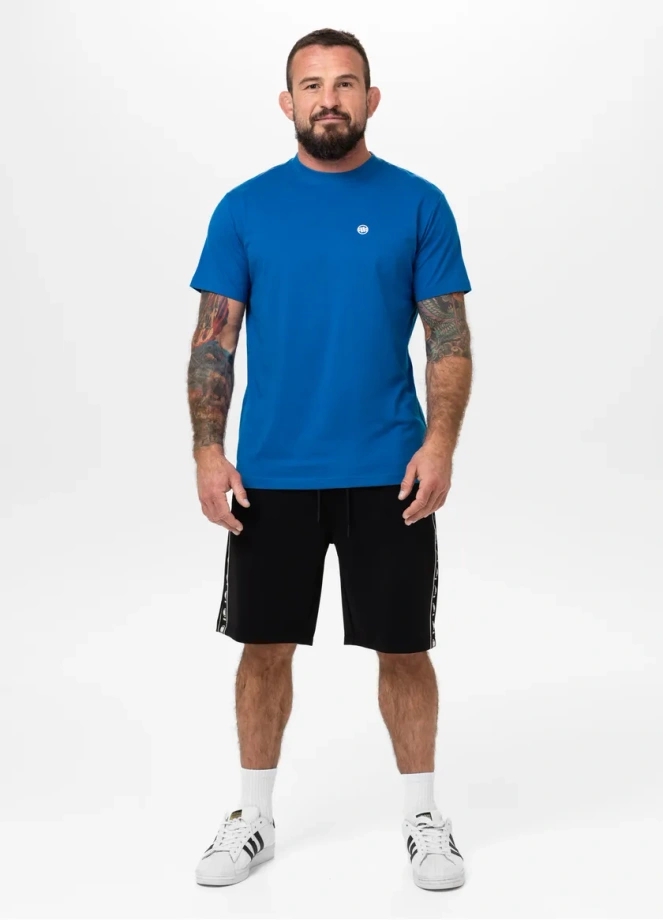 Koszulka męska T-Shirt Pit Bull Pitbull Scott niebieska