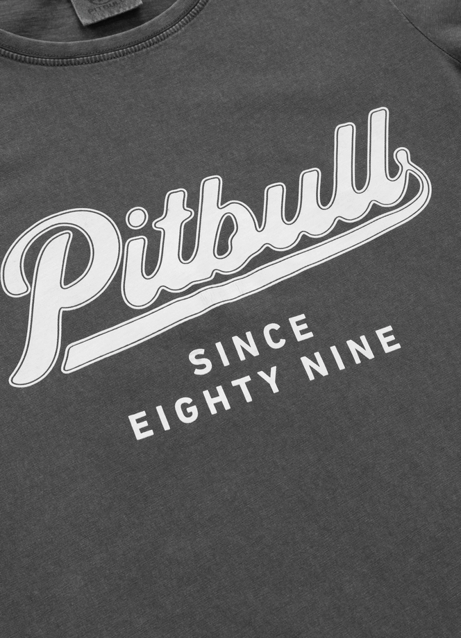 Koszulka damska T-shirt Pit Bull Angel Logo grafitowa