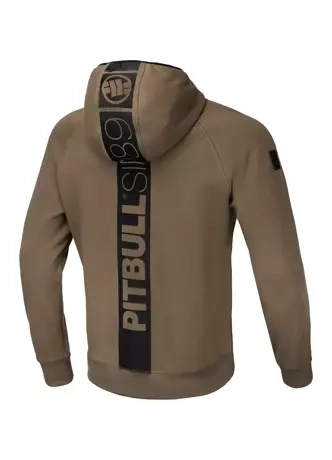 Bluza męska Pitbull Stafford 23 Pit Bull hooded brązowa