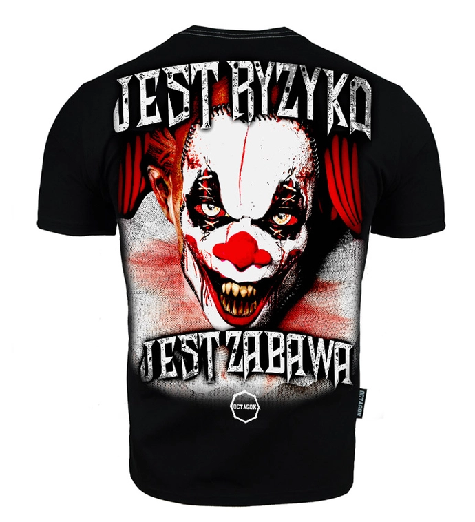 Koszulka męska T-shirt Octagon Jest Ryzyko Jest Zabawa czarna