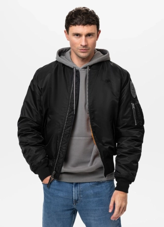 Kurtka męska przejściowa bomberka Pit Bull MA 1 Verano 25 czarna
