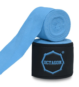 Owijki/Bandaże bokserskie Octagon Fightgear Supreme Basic 3m jasne niebieskie